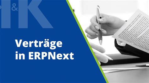 Vertragsverwaltung in ERPNext