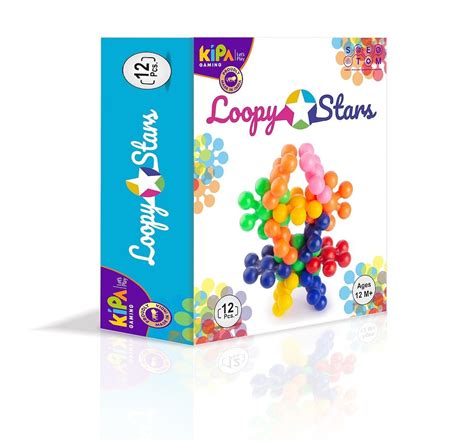 Kipa Loopy Star Interlocking Blocks Educational Construction Blocks for ...