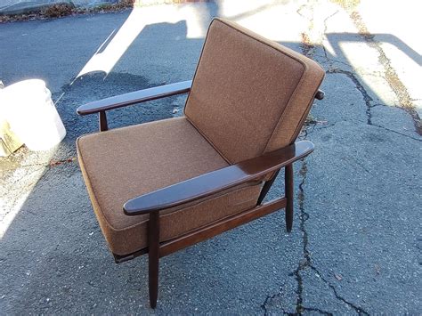 Mid Century Modern Walnut Lounge Chairs C1958 For Sale at 1stDibs