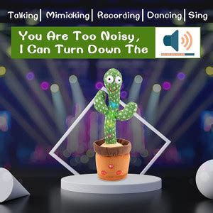 SHRIBALAJITOYS Dancing Cactus Repeat, Repeat+Recording+Dance+Sing ...