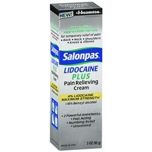 Salonpas Lidocaine Plus Pain Relieving Cream – Himkhand