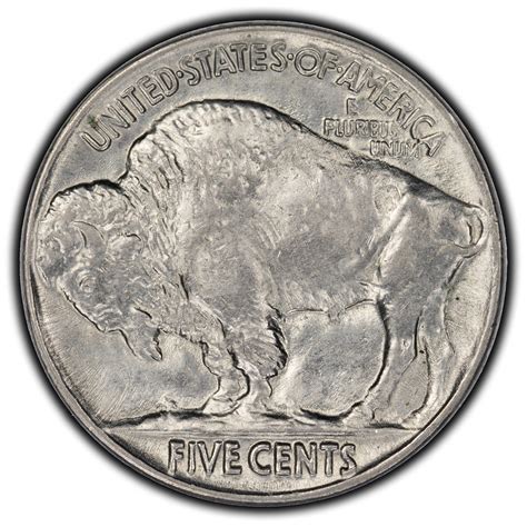 SOLD United States 1936 5 Cents Buffalo Nickel Coin - Planchet Flaw Er ...