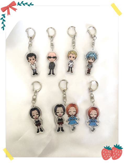 Cute Nana Anime Keychain, Nana Anime Characters Q Version Keyring - Etsy