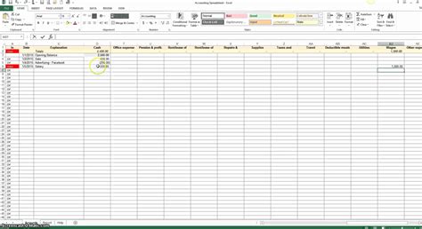 Image result for Using Excel for Bookkeeping