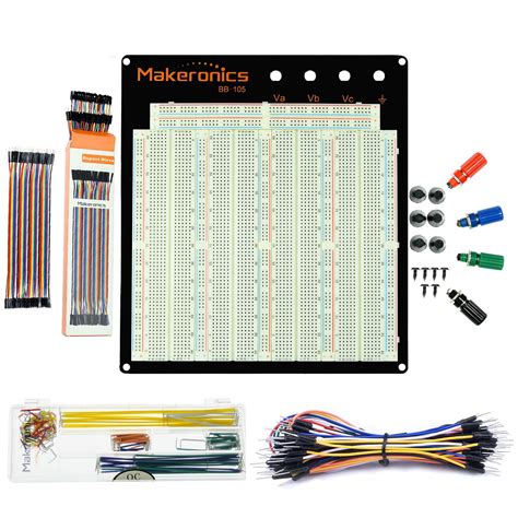 Makeronics Solderless 3220 Breadboard Ultimate Kit - India | Ubuy