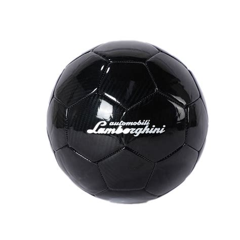 LAMBORGHINI #5 PU CARBON FIBER SOCCER BALL - BLACK | Sameo