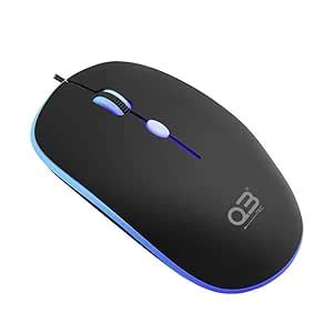 Amazon.in: Buy WiredCom® Computer Mouse Wired, Q3 Silent USB Mouse ...
