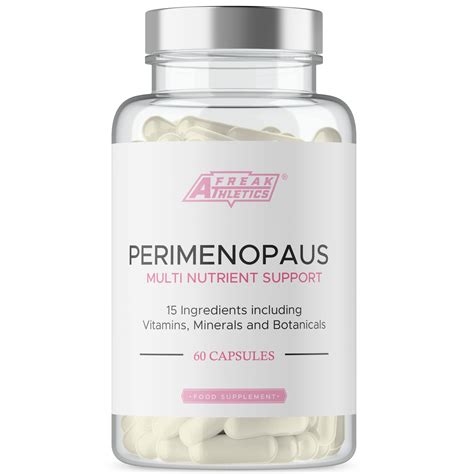 Perimenopause Support Supplements - 60 Capsules for Women's Wellbeing - Early Menopause Relief ...
