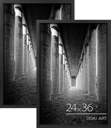 DOAI ART 24x36 Poster Frame Black 2 Pack, Poster Frames 24 x 36 inches ...
