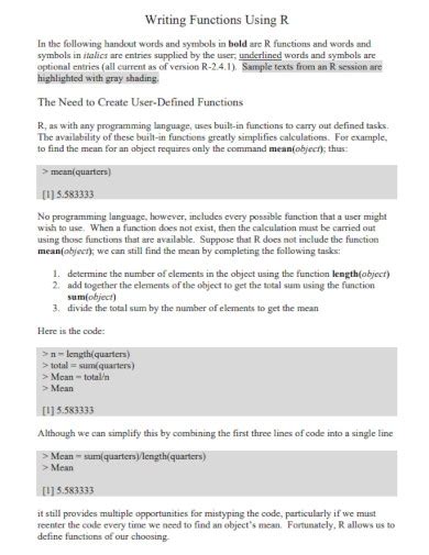 Image result for How to Write a Function