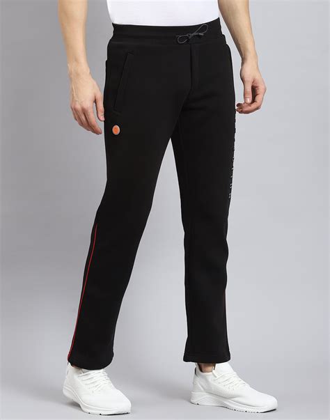 Buy Men Black Solid Regular Fit Lower Online in India - Monte Carlo