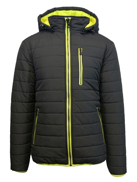 Mens Heavyweight Puffer Bubble Jacket - Walmart.com