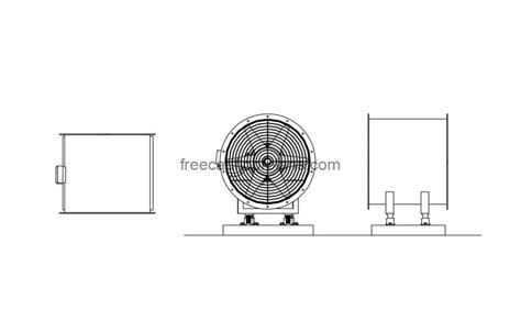 Image result for Desk Fan AutoCAD Exploded-View