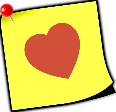 Image result for Sticky-Note Heart