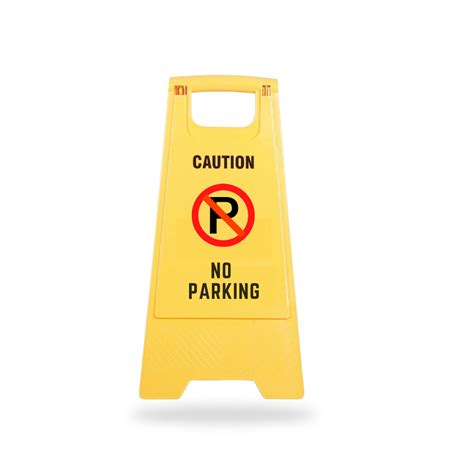 Buy UV Resistant No Parking Sign Board 62x30cm – Robustt