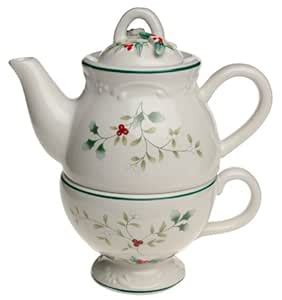 Buy Pfaltzgraff Winterberry Sculpted Tea for One Online at Low Prices ...