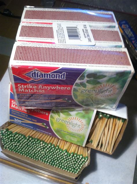 Diamond GreenLightTM Kitchen Matches - 3 Pack - 300 Matches per Pack x ...