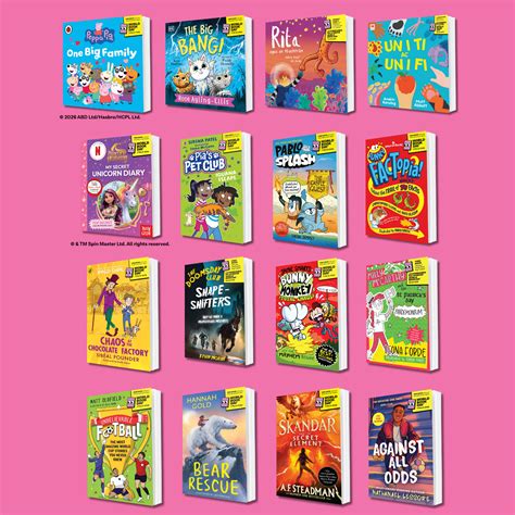 World Book Day reveals 2026 £1/€1.50 books to encourage more children ...