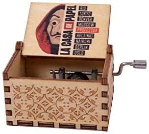 Buy EITHEO Wooden Uniq Carved Hand Crank Happy-Birthday-Black Theme ...