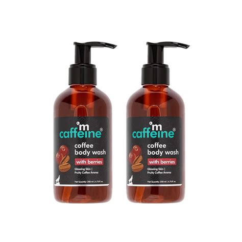 Buy mCaffeine Coffee Body Wash with Berries - Value Pack of 2 | Sweet ...