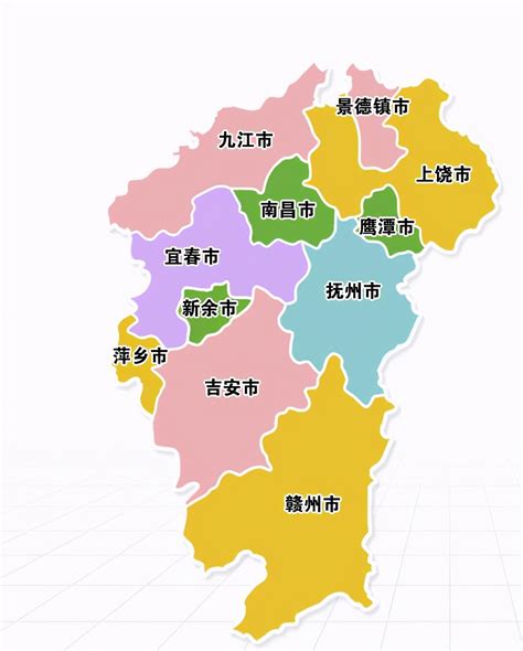 江西九江庐山区地图-江西地图全图江西九江有多少个县市区？