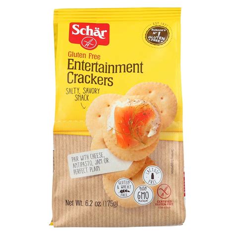 Amazon.com: Schar Entertainment Crackers Gluten Free - Case of 6-6.2 oz.