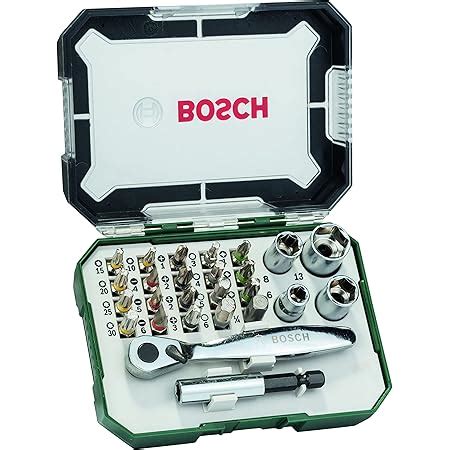 Buy Bosch GSB 26 Metal Screwdriver Bit and Ratchet Set (Multicolor, 26 ...