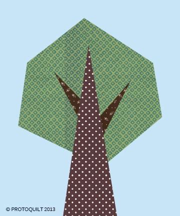 Image result for Paper Tree Quilt Pattern