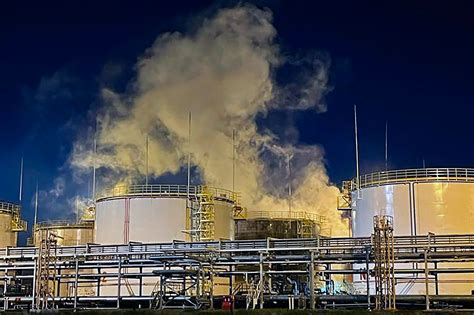 Explosion from drone or sabotage strike at Russian oil refinery
