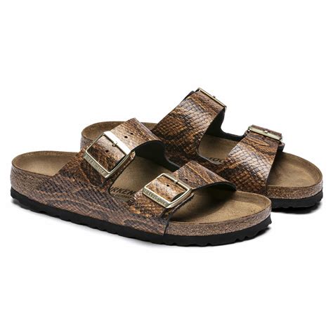 Buy Brown Arizona Embossed Natural Leather Online in India - BIRKENSTOCK