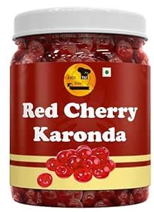 SAVIBITE Glazed Candied Cherry | Organic Red Cherries Karonda (250 gram ...