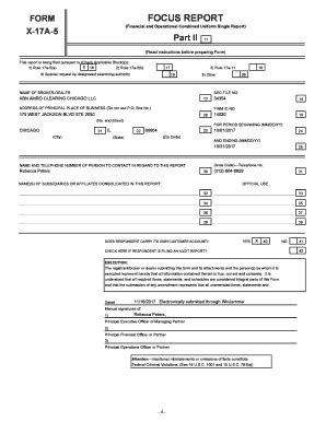 Fillable Online FORM X-17A-5 Part II - ABN AMRO Clearing Fax Email ...