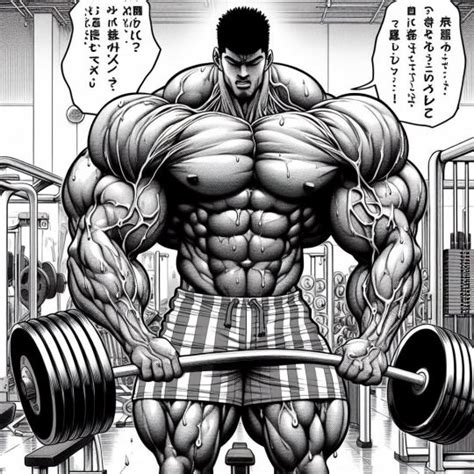 AI and Muscles on Tumblr: Just another day at Manga Muscle Gym