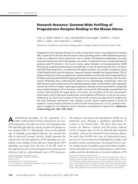 Fillable Online academic.oup.commendarticleResearch Resource: Genome ...