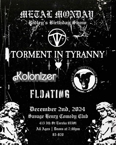 METAL MONDAY: TORMENT IN TYRANNY, KULT OF DIFFERENCE, KOLONIZER ...