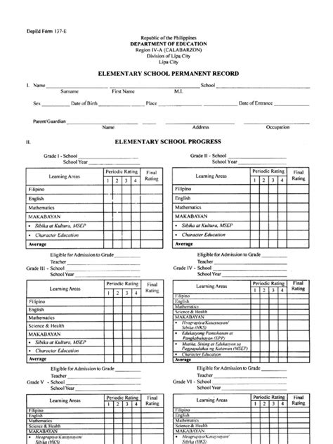 (PDF) DepEd Form 137 Elementary - DOKUMEN.TIPS