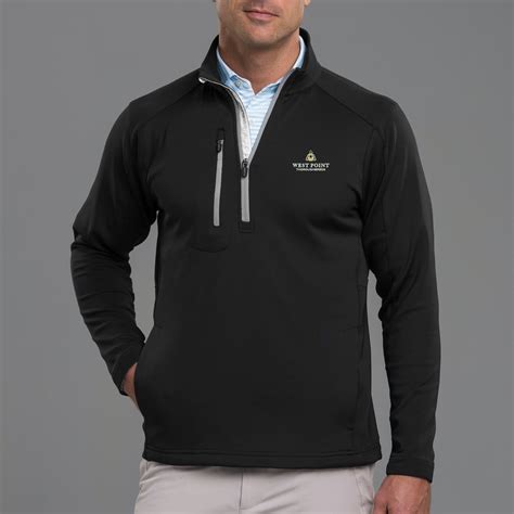 Men's Black Quarter Zip Pullover – West Point Thoroughbreds