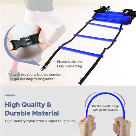 GHB Pro Agility Ladder - Speed Training Tool with 12 India | Ubuy