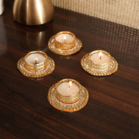 Votive T-Light Candle Stand | Candle Holder For Diwali Decoration Set ...