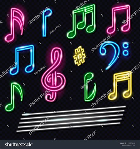 Neon Music Notes 的图像结果