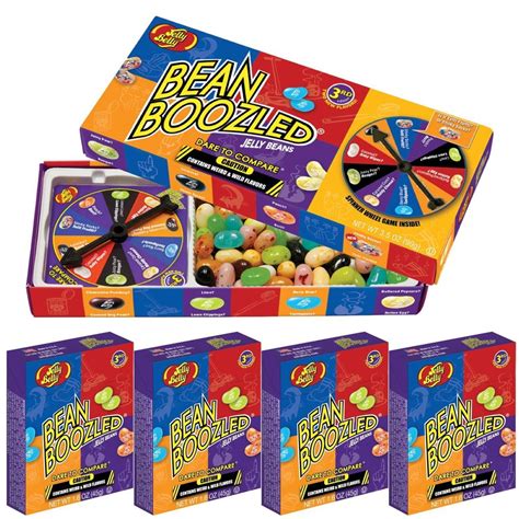 Jelly Belly BeanBoozled Jelly Bean Game Box And 4 Pack Jelly Beans ...