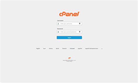 Image result for cPanel Sign In