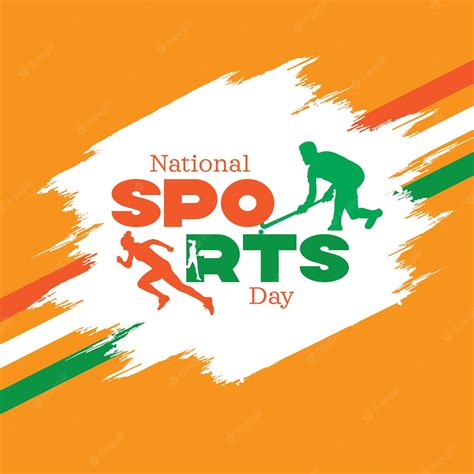 Premium Vector | Indian national sports day theme background design ...
