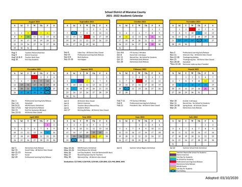 Academic Calendar Sju