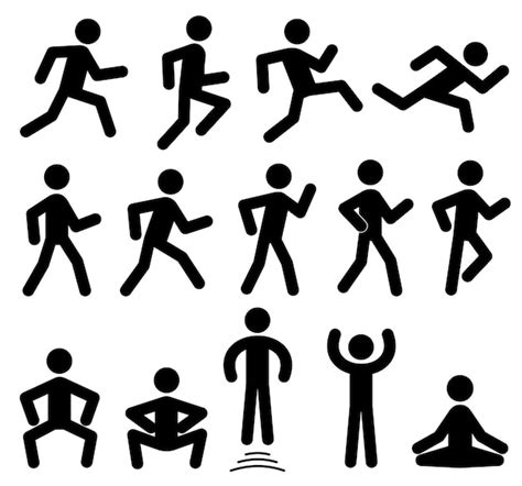 Piktogramm Bewegung Bilder - Kostenloser Download auf Freepik