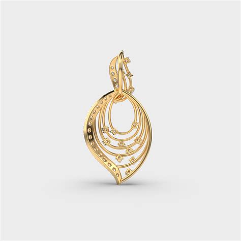 Celestial Orbits Diamond Pendant (Without Chain) | Jewelbox