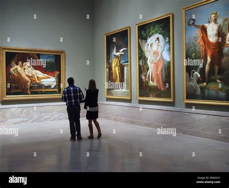 Paintings on classical themes by Jacques-Louis David, including Cupid ...