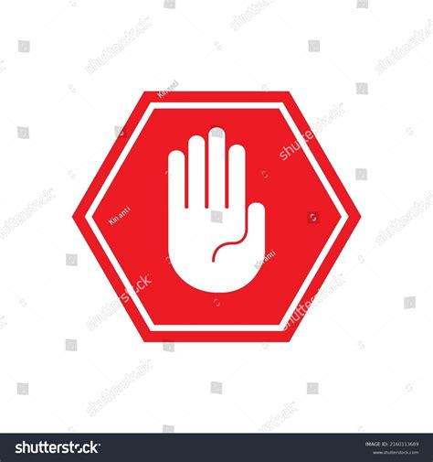 Image result for Stop Sign Hand Symbol