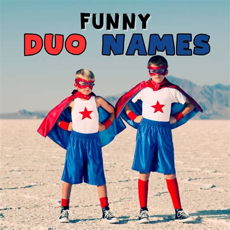 Funny Duo Names - Absolutely Jokes & Puns
