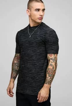 Men's Black Muscle Fit T-Shirts | boohooMAN UK